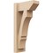 Ekena Millwork 6-in W x 12-in D x 24-in H Balboa Slat Rough Cedar Woodgrain TimberThane Outlooker, Primed Tan OUTUR060X12X24BOA24RCPR - alternate 1